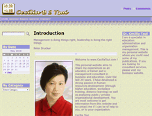 Tablet Screenshot of ceciliatsui.com